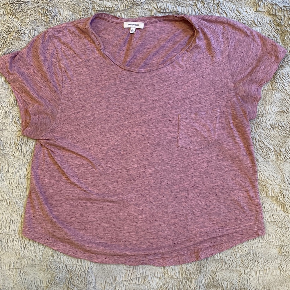 Aritzia Sunday Best crop tee